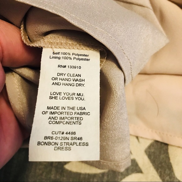 Show me Your MuMu BonBon strapless gown - Picture 14 of 16